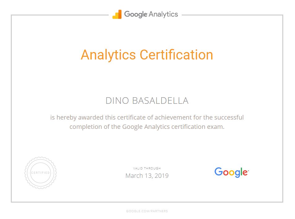 seoWest is Google Analytics certified.